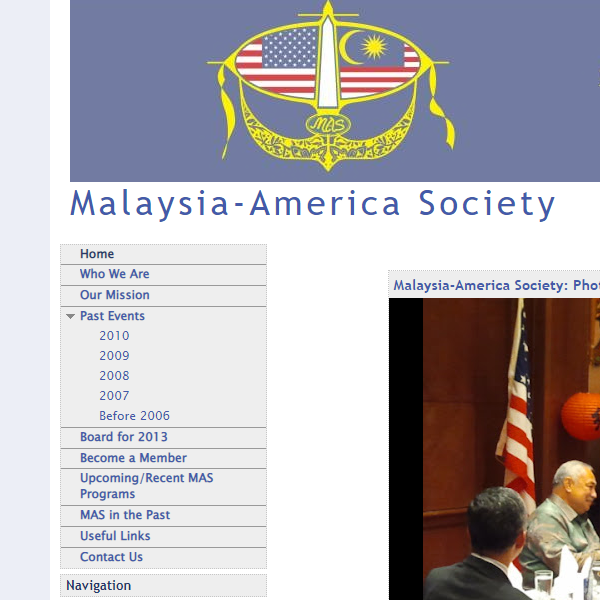 Malay Speaking Organizations in USA - Malaysia-America Society Washington D.C.